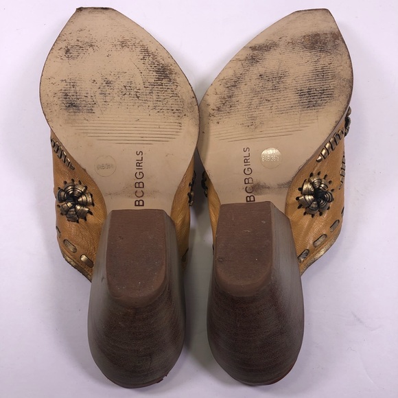 BCBGirls Western Shoes Cowboy Boots Slip-On Mules - Picture 7 of 7